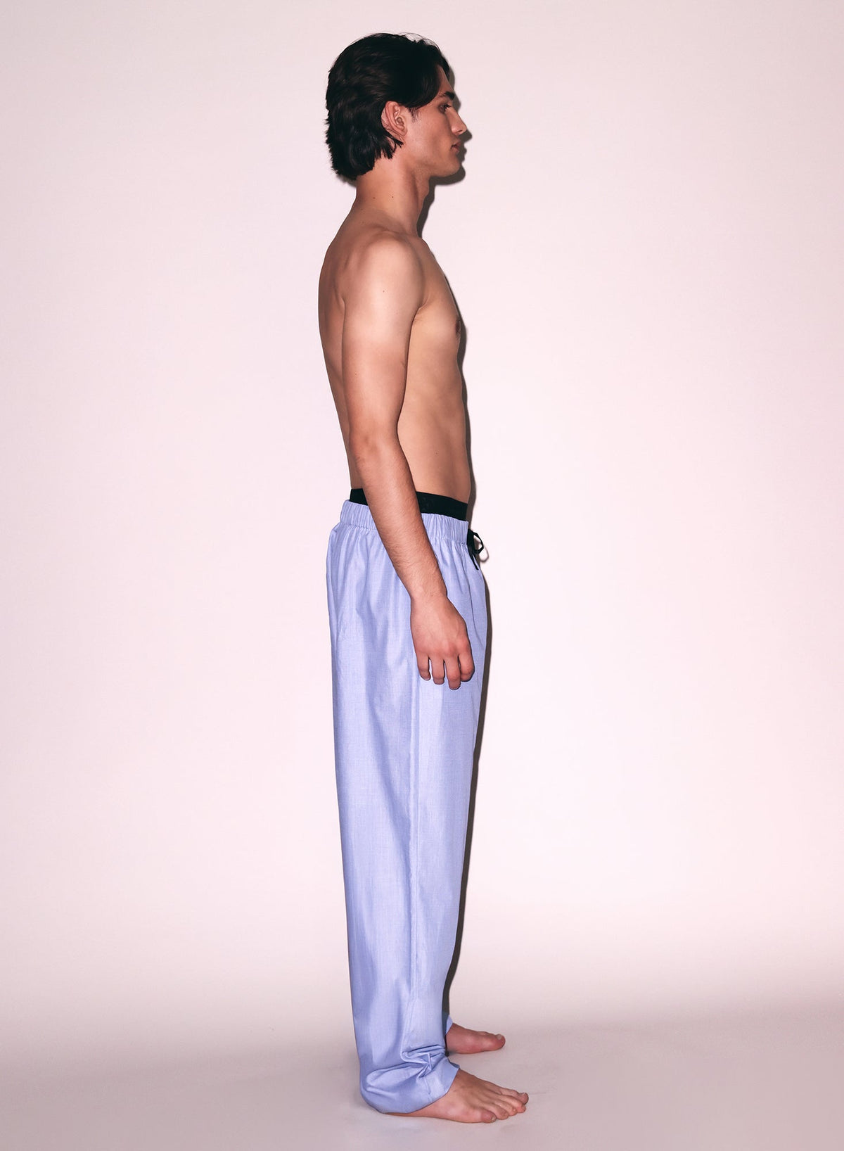 Pacific Blue Poplin PJ Pant - Fleur du Mal