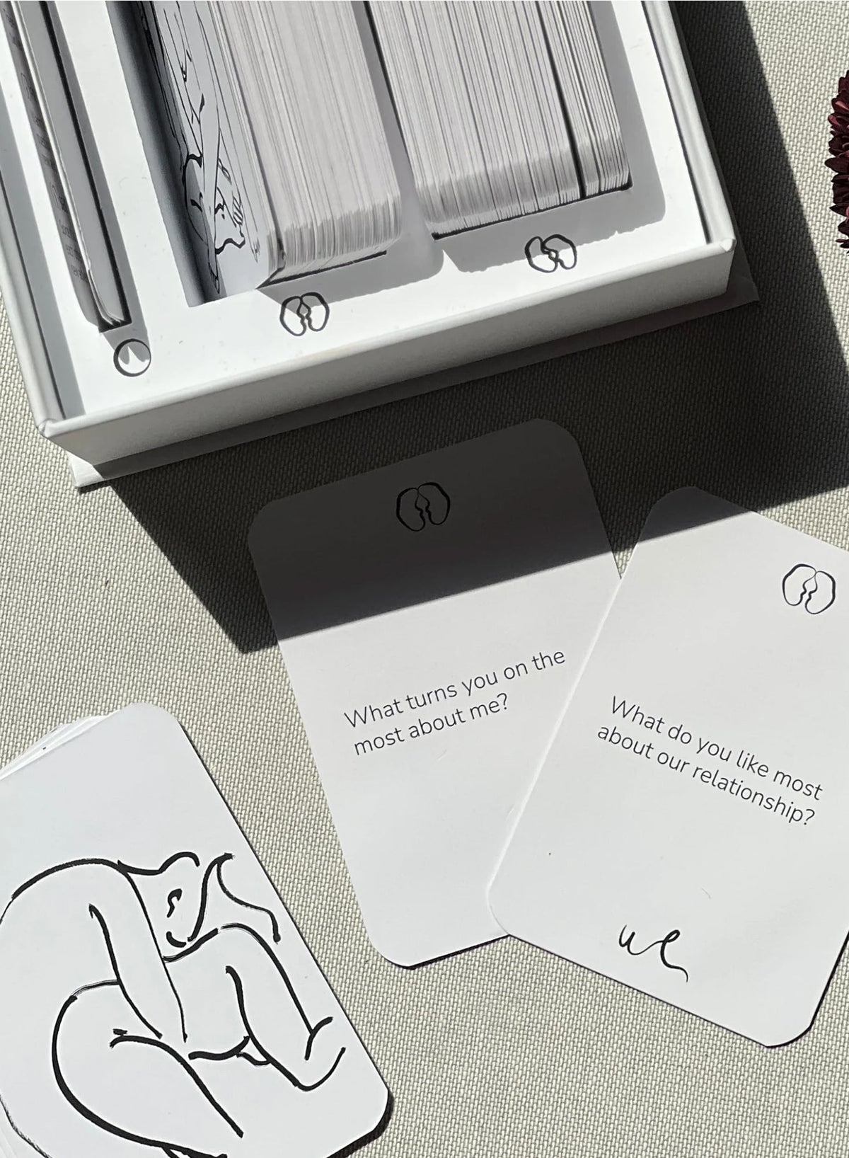 White Wonderlust Mindful Intimacy Card Deck - Fleur du Mal