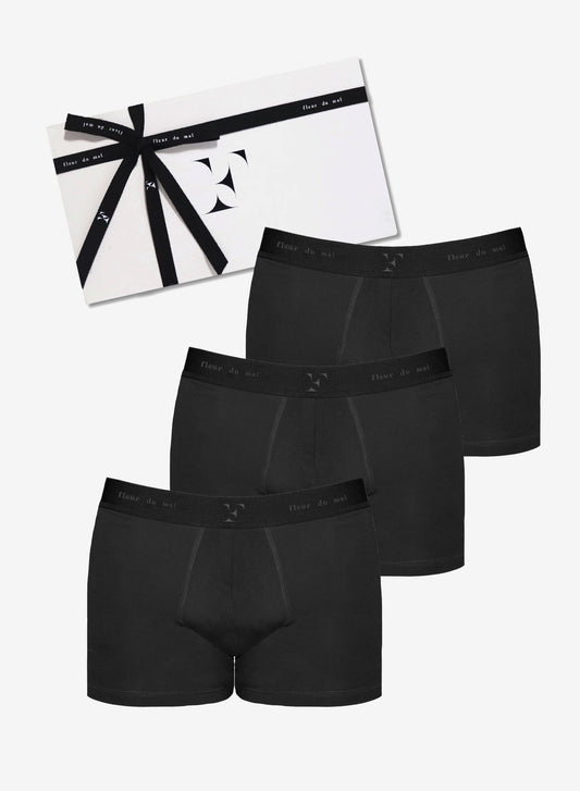 Men's Black Boxer 3-Pack - Fleur du Mal