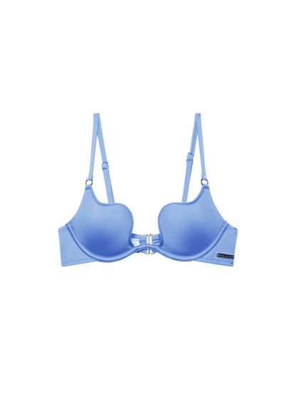 Mediterranean Blue Seduce U-Plunge Bikini Top - Fleur du Mal