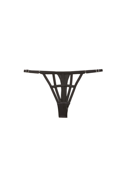 Black Caged Thong - Fleur du Mal
