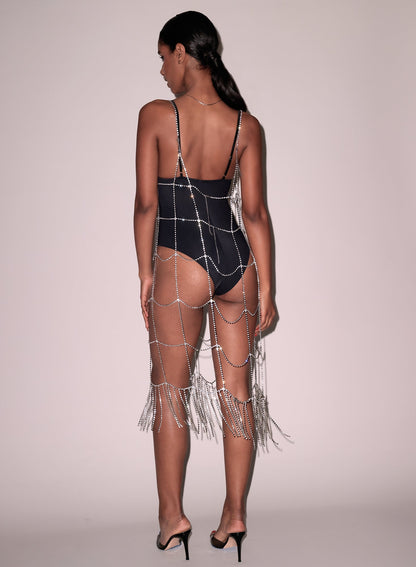 Crystal Fringe Dress - Fleur du Mal
