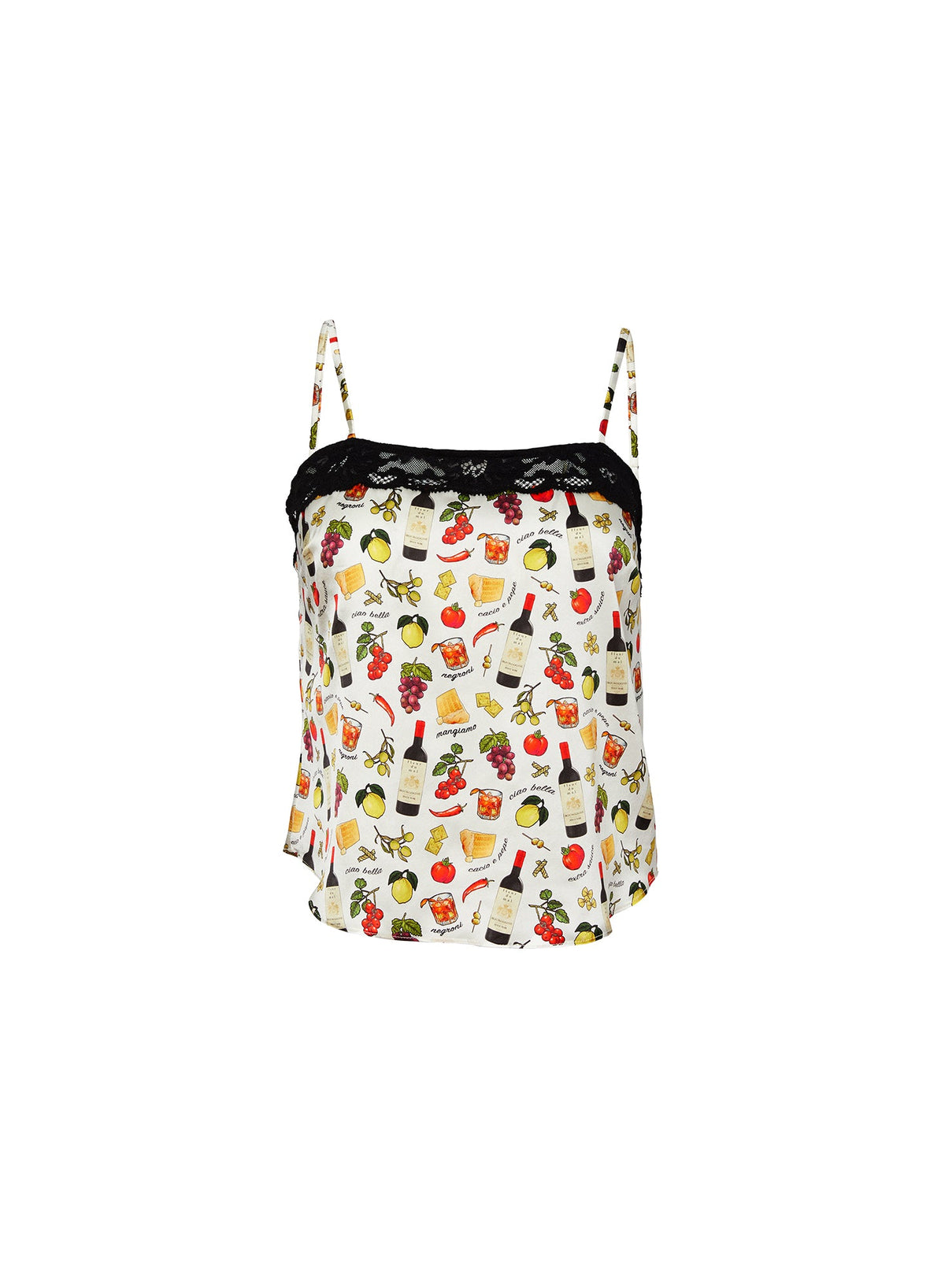 Printed Charlotte Lace Cami - Fleur du Mal