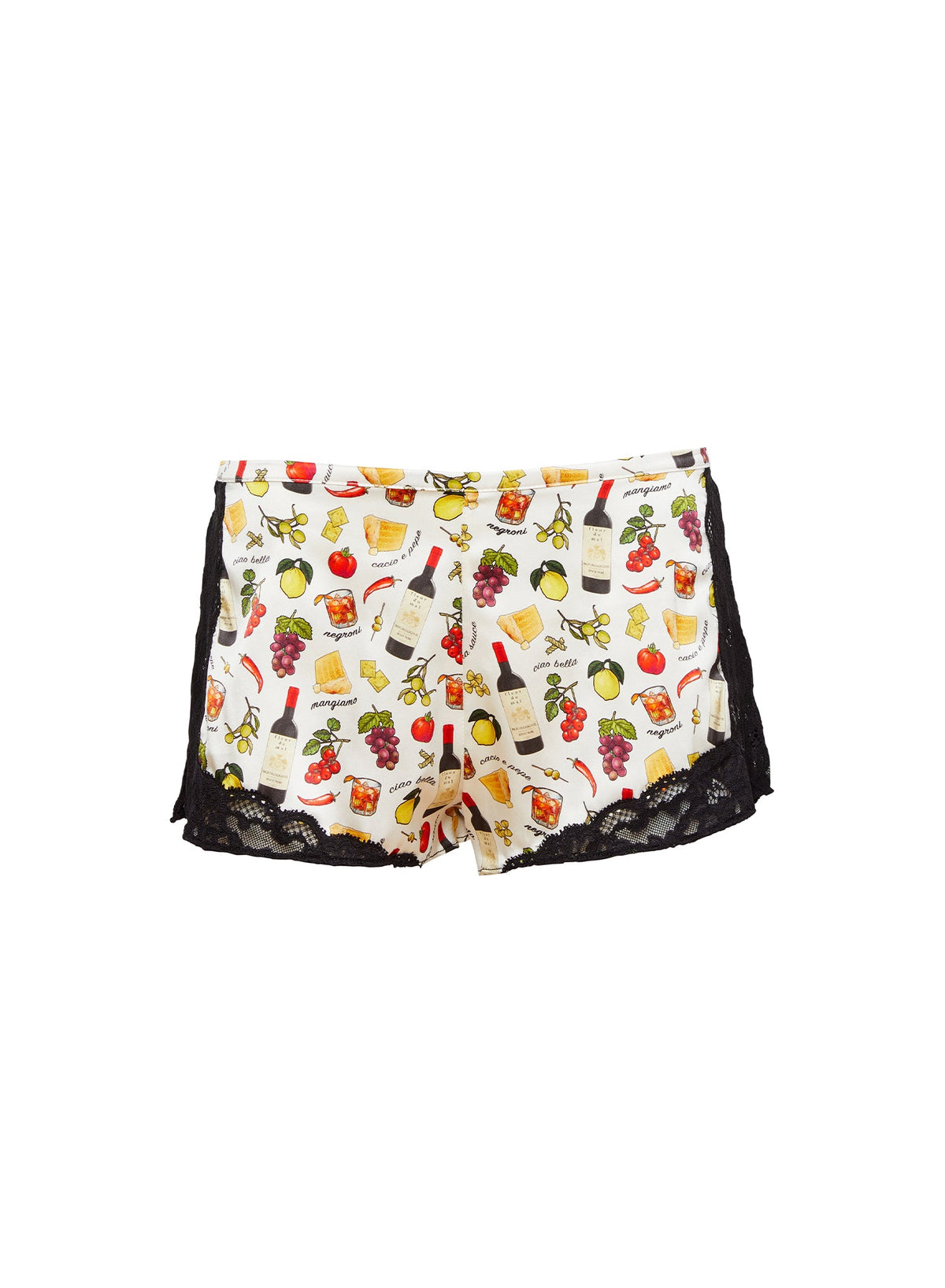 Printed Charlotte Lace Tap Short - Fleur du Mal
