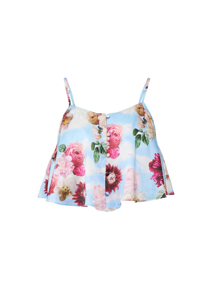 Dreamy Floral Print Luxe Flutter Cami - Fleur du Mal