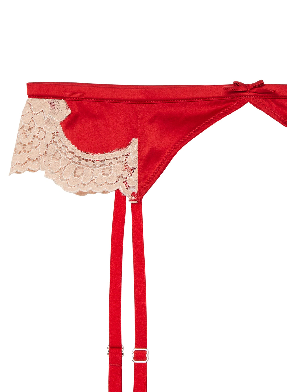 Red James Lace Garter - Fleur du Mal