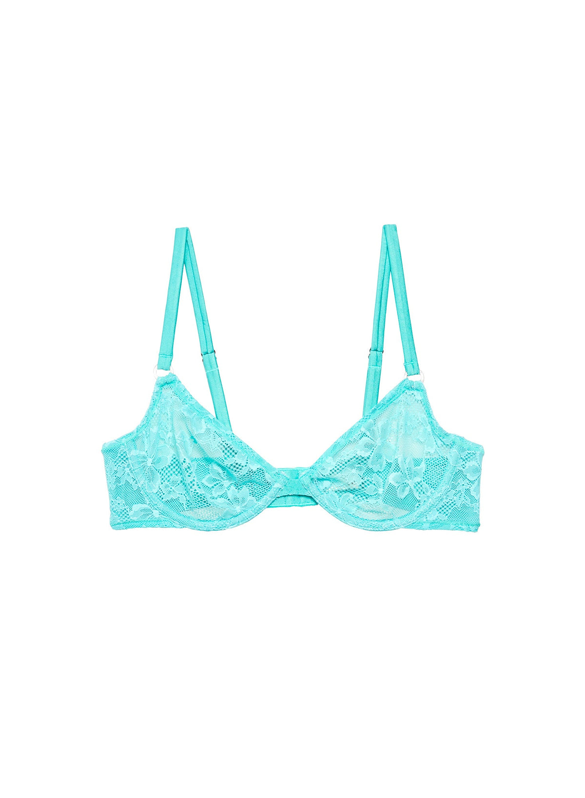 Mint Le Stretch Lace Demi Bra - Fleur du Mal