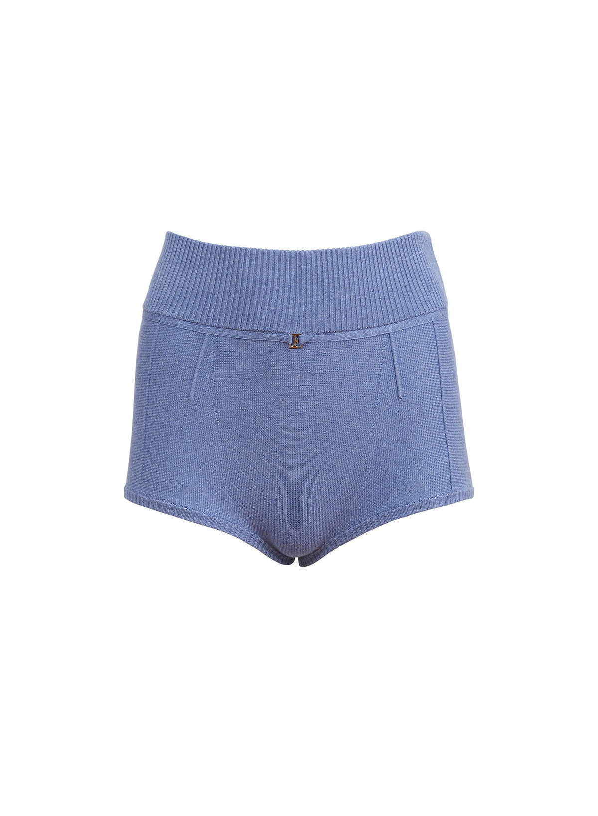 Charcoal Blue Knit Short - Fleur du Mal