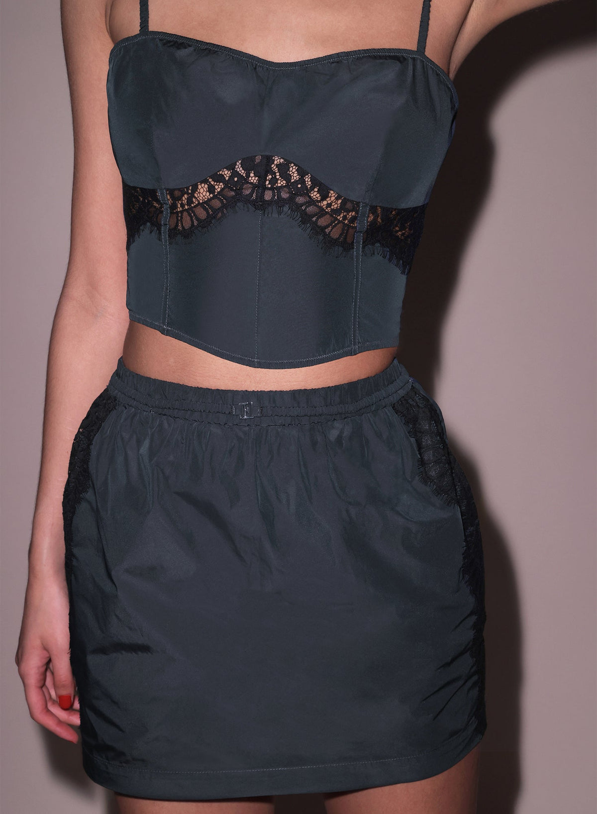 Nylon Mini Skirt - Fleur du Mal