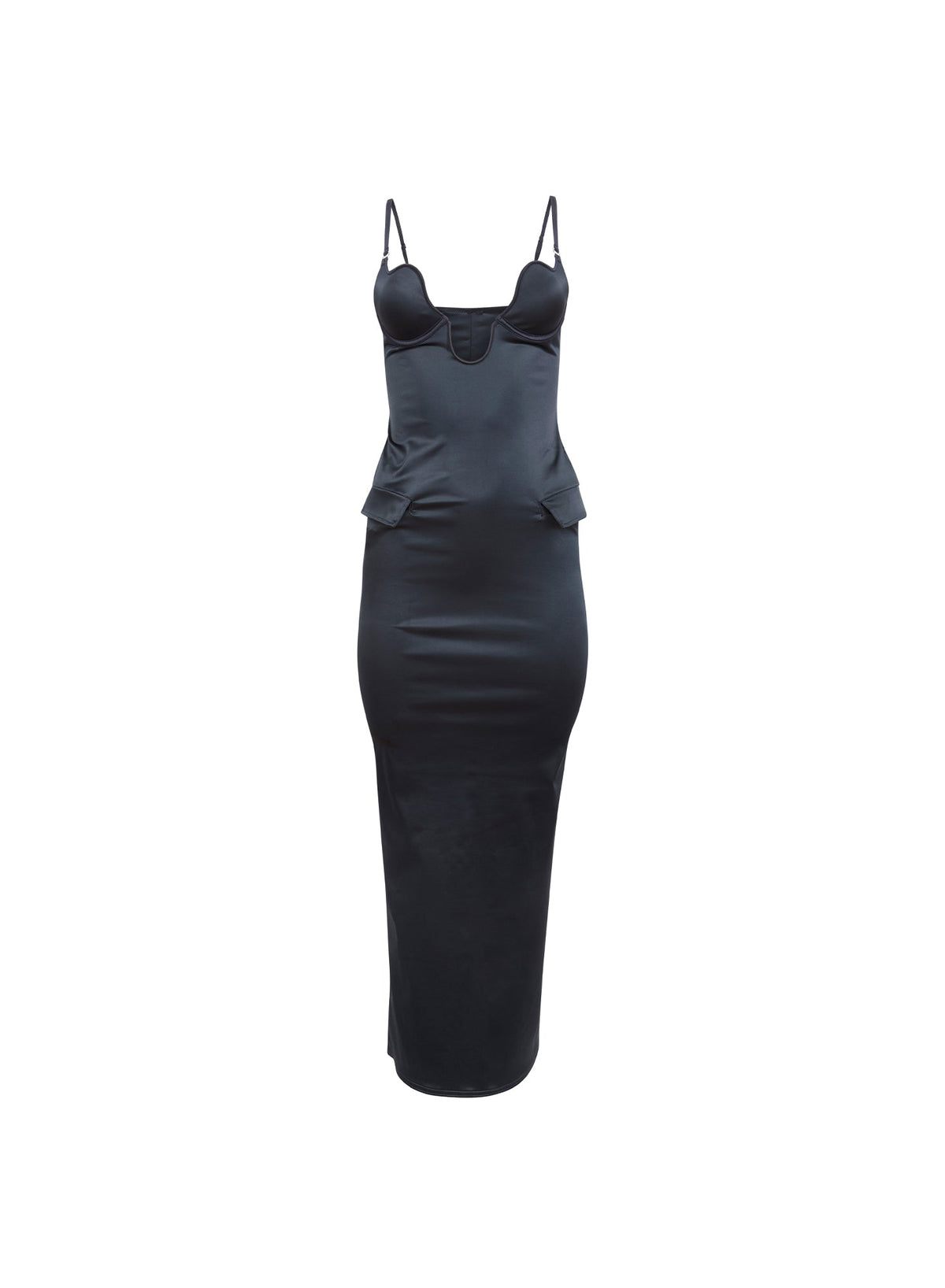 Black Seduce-U Plunge Dress - Fleur du Mal